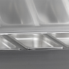 Vitrina refrigerada sobre encimera GN1/4 TEFCOLD GVC33-200 S/S