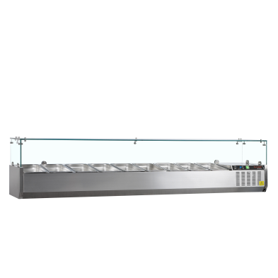 Vitrina refrigerada sobre encimera GN1/3 TEFCOLD GVC38-200
