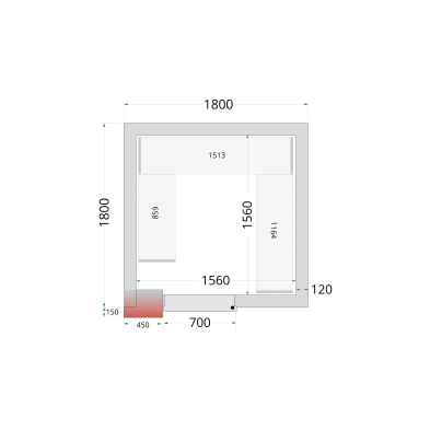 CRNF1818 TEFCOLD Shelf Rack System Kit