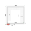 CRNF2424 TEFCOLD Shelf Rack System Kit