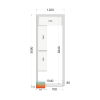 CRPF1230 TEFCOLD Shelf Rack System Kit