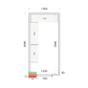 CRPF1530 TEFCOLD Shelf Rack System Kit