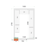 CRPF1827 TEFCOLD Shelf Rack System Kit