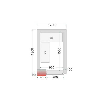 CRNF1218 TEFCOLD Shelf Rack System Kit