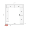 CRNF2730 TEFCOLD Shelf Rack System Kit