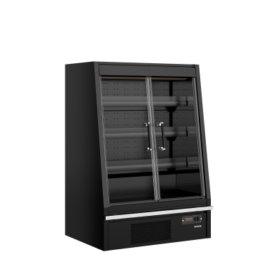 Refrigerador mural de supermercado TEFCOLD Galaxy+ GPL10FGD Black
