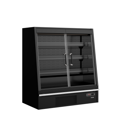 TEFCOLD Geladeira de parede de supermercado Galaxy+ GPL14FGD Black