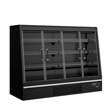 Refrigerador mural de supermercado TEFCOLD Galaxy+ GPL20FGD Black