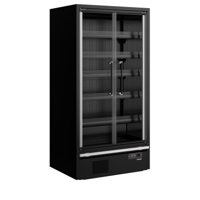 Frigorífico de supermercado de parede TEFCOLD Galaxy+ GP10FGD Maxi Black