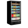 Refrigerador mural de supermercado TEFCOLD Galaxy+ GP10FGD Maxi Black