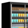 Refrigerador mural de supermercado TEFCOLD Galaxy+ GP14FGD Maxi Black
