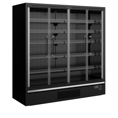 Frigorífico de supermercado de parede TEFCOLD Galaxy+ GP20FGD Maxi Black