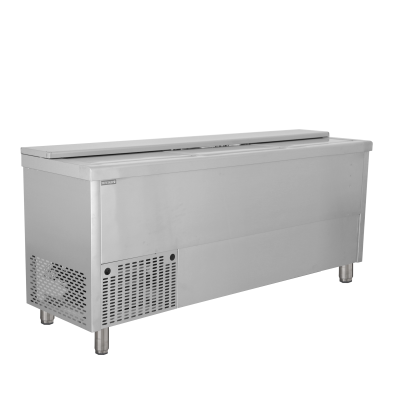 Barra de rack de garrafa de aço inoxidável 2 metros TEFCOLD BHC200X1