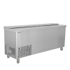 Barra de rack de garrafa de aço inoxidável 2 metros TEFCOLD BHC200X1