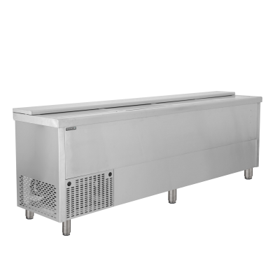 Barra de rack de garrafa de aço inoxidável 2,5 metros TEFCOLD BHC250X1