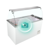 Congelador para helados de cubeta TEFCOLD IDA200-W1+