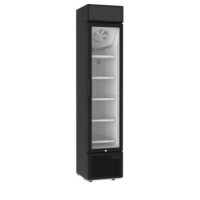 Congelador expositor estrecho TEFCOLD FSF176VH B