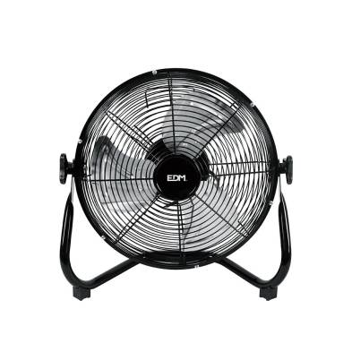 Ventoinha industrial de chão. cor preto. potência: 40w, 57,7 db, pás: ø30 x 41 cm
