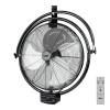 Ventoinha industrial de parede e teto, potência de 120 w, 64,9 db, pás de ø50 cm