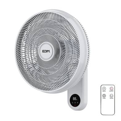 Ventoinha de parede 55w, 57,24 db, 40 cm com comando