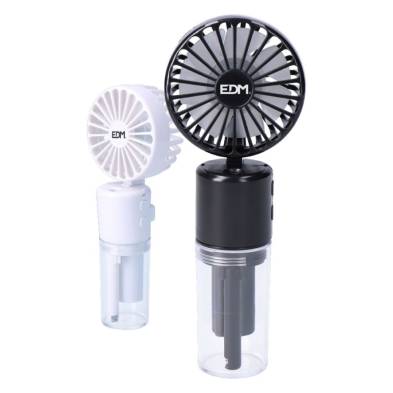Ventoinha de nebulização recarregável, 4 velocidades, 6,2 x 16,4 cm. cores sortidas