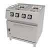 Cocina Profesional a Gas con Horno de 4 Fuegos, 36,70 kW, 800 x 750 x 900 mm REPAGAS SARA CGS-741