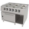 Cocina Profesional a Gas con Horno de 6 Fuegos, 51,80 kW, 1.200 x 900 x 900 mm REPAGAS SARA CGS-961