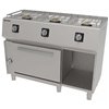 Cocina Profesional a Gas con Horno y Gratinador de 3 Fuegos, 31,30 kW, 1.200 x 550 x 900 mm REPAGAS SARA CGS-531/G