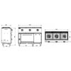 Cocina Profesional a Gas con Horno y Gratinador de 3 Fuegos, 31,30 kW, 1.200 x 550 x 900 mm REPAGAS SARA CGS-531/G