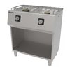 Cocina Profesional a Gas de 2 Fuegos, 14,60 kW, 800 x 550 x 900 mm REPAGAS SARA CGS-520
