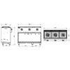 Cocina Profesional a Gas de 3 Fuegos, 22,30 kW, 1.200 x 550 x 900 mm REPAGAS SARA CGS-530
