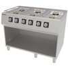 Cocina Profesional a Gas de 6 Fuegos, 43,80 kW, 1.200 x 750 x 900 mm REPAGAS SARA CGS-760