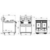 Freidora Profesional a Gas de 2 x 16 litros REPAGAS SARA FGS-92/16