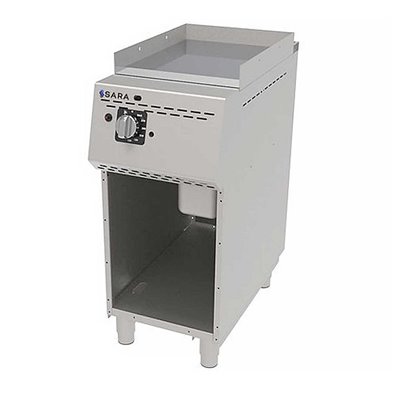 Fry-Top Profesional a Gas de Cromo Duro, 7,50 kW, 400 x 750 x 900 mm REPAGAS SARA FTGS-71/CD