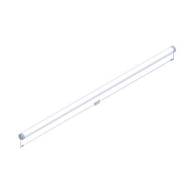 MUSCA / SOCA18790A / SOCB18782A TEFCOLD Tubo LED T8 900mm 7,9W 2700-3000K Carne