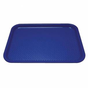 Bandeja de plástico para fast food Kristallon mediana azul-Z093P506