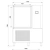 Abatidor de temperatura y congelación Edenox AM-102 CD 10 bandejas GN 2/1 – 100/65 kg