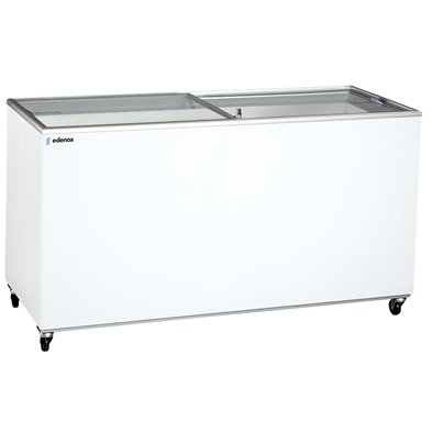 Congelador Horizontal 2 Puertas Correderas de Cristal 670 Litros 2055x629x892 Mm NLFG-670 Edenox