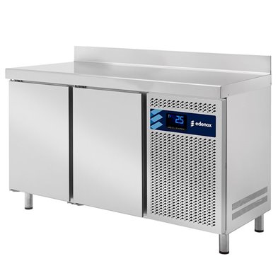 Mesa refrigerada série 600 2 prateleiras 2 portas blackout 250 litros MPS-150 HC Edenox