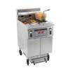 Freidora profesional eléctrica con filtración 2 cubas 12 + 22 litros 25,5 kW CASSELIN CFPF1222