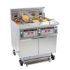 Freidora profesional eléctrica con filtración 4 cubas 12 + 12 + 12 + 12 litros 34 kW CASSELIN CFPF124