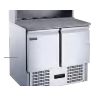 Mesa pizzera refrigerada DUKERS TS2-SC-L2