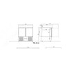 Mesa Saladette refrigerada DUKERS TS2-B-L2