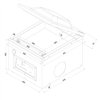 Envasadora al Vacío Sobremesa de tiempo Serie 200 VAKSIC-8 E EDENOX