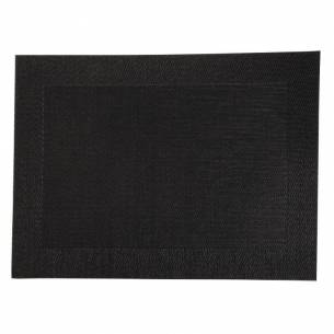 Mantel individual Olympia PVC negro-Z093GG042