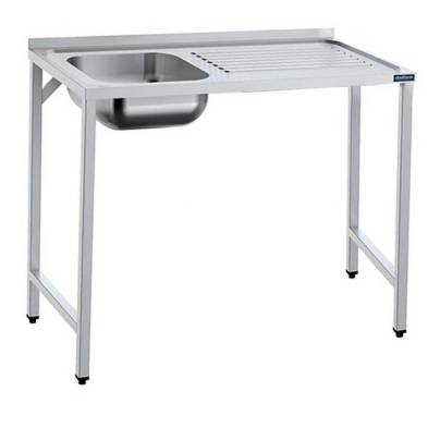 Distform- Fregadero industrial acero inoxidable fondo 50 1 cuba y escurridor