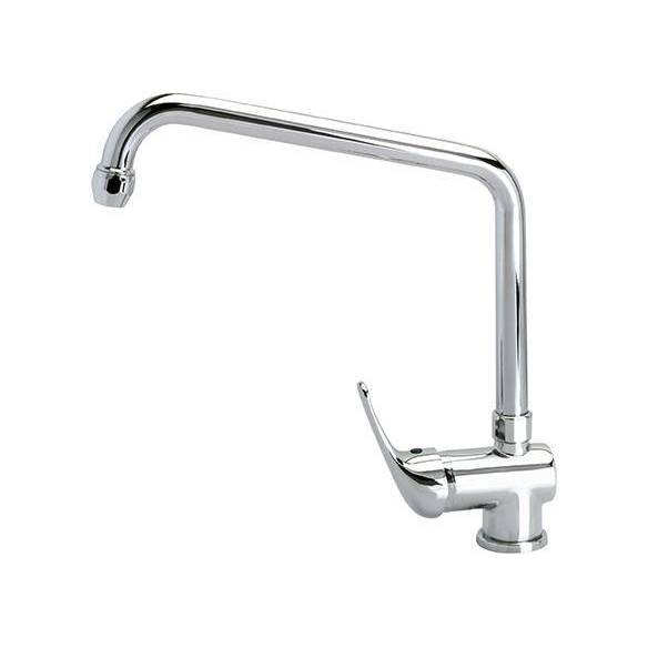 Distform- Grifo profesional hostelería mezclador monomando corto, caño alto en U