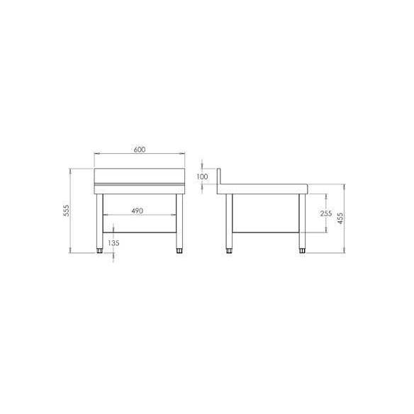 Fregadero vertedero de acero inoxidable-Z001FBV