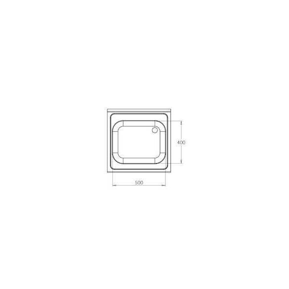 Fregadero vertedero de acero inoxidable-Z001FBV