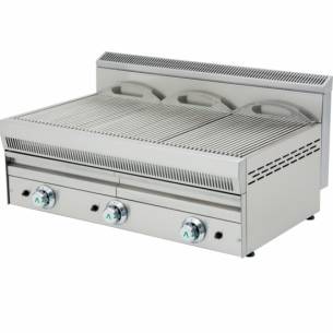 Mainho- Parrilla en Acero Inoxidable a Gas con Fondo de Agua Serie Nova Grill 900x555x305h mm MAINHO NG-90